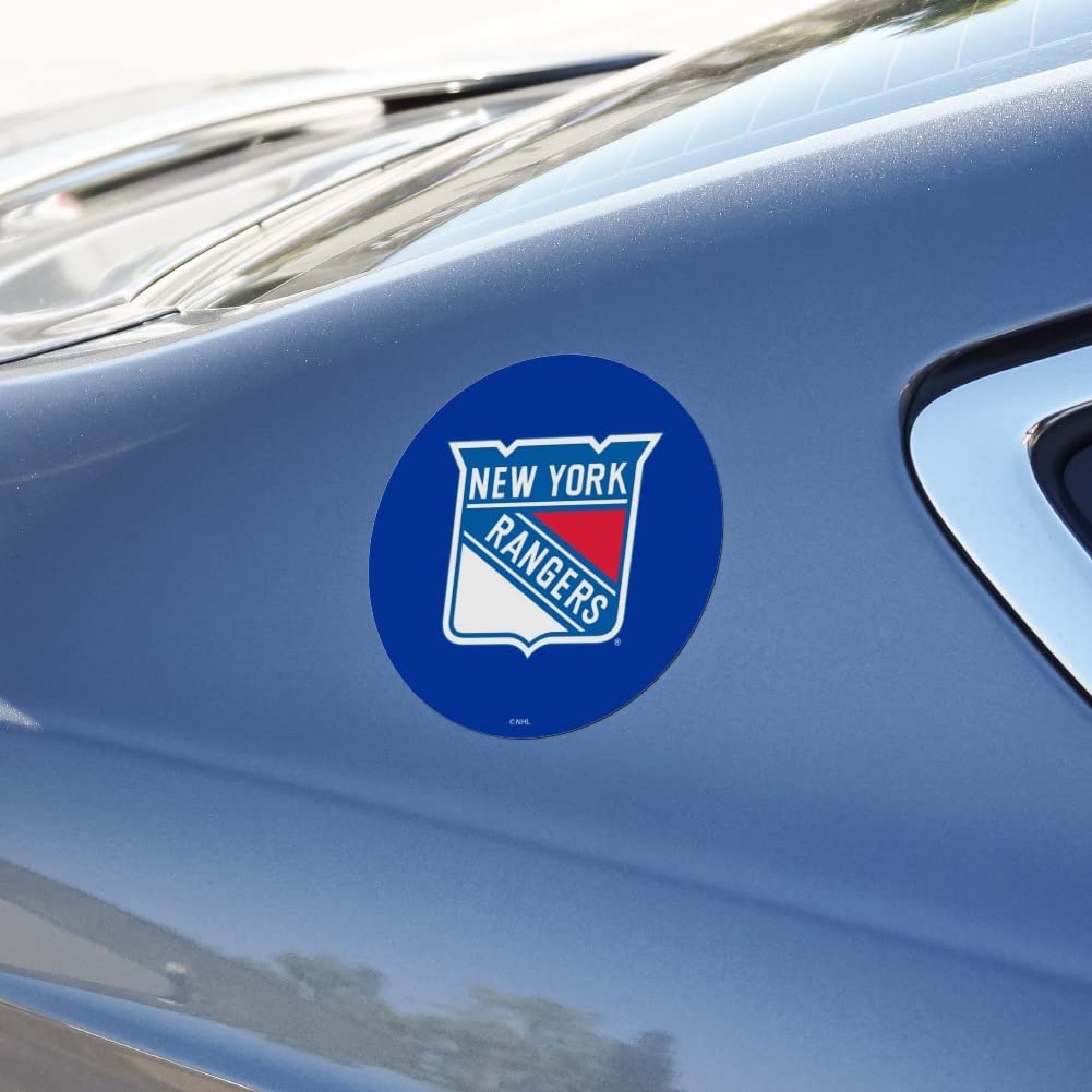 New York Rangers Logo Automotive Car Refrigerator Locker Vinyl Circle Magnet