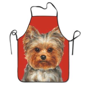 yorkie dog animal aprons for women/men gag gift grilling personalized attitude funny chef apron