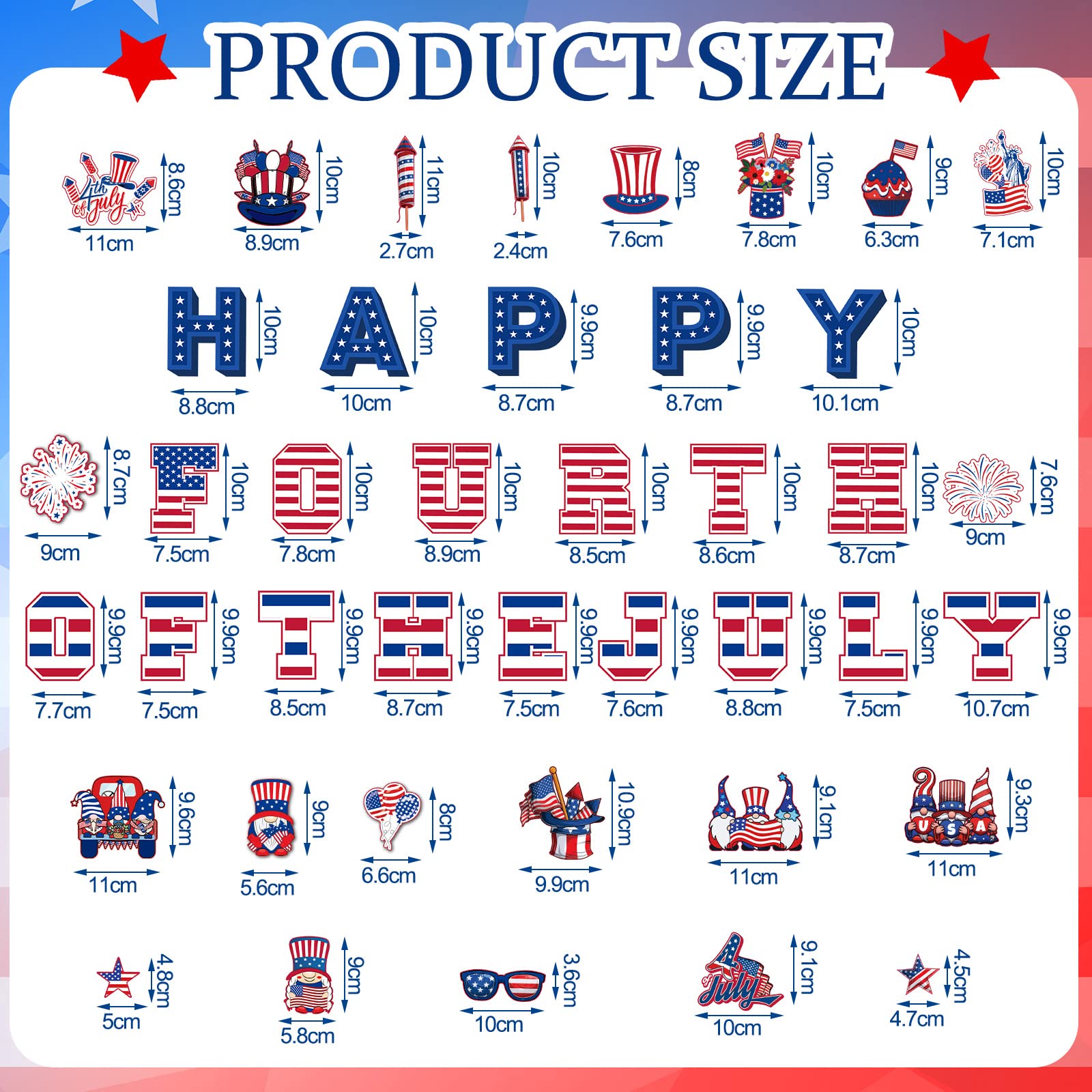 Kathfly 41 Pcs Labor Day Door Magnets Labor Day Party Refrigerator Magnets Happy Labor Day Gnomes Fridge Magnets Statue of Liberty American Flag Car Magnets for Labor Day Decorations