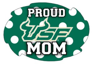 university of south florida proud mom magnet single officially licensed collegiate product