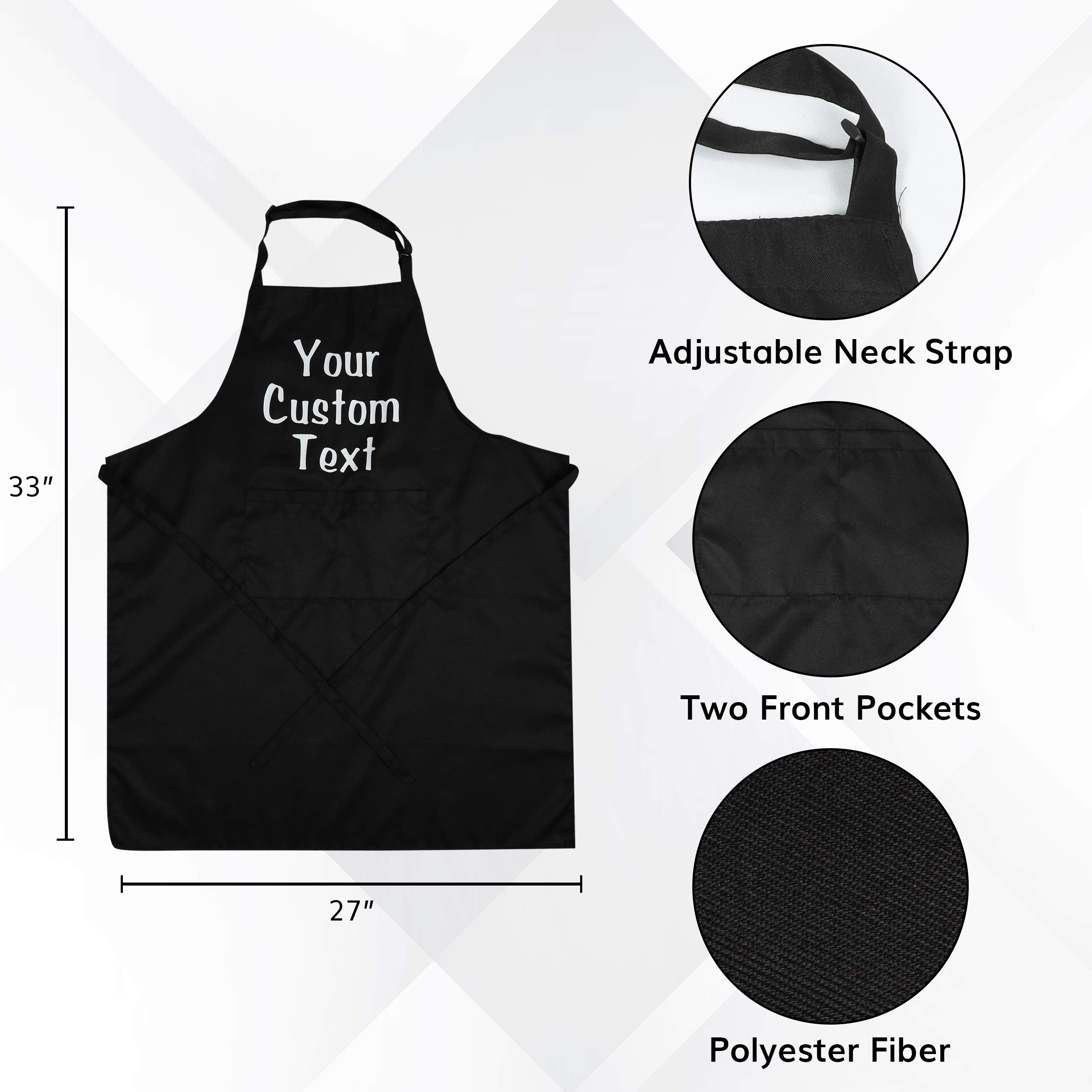 BrightTexts Custom Apron Personalized Apron For Women Or Man