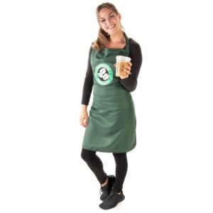 barista apron halloween costume - classic coffee shop theme adult outfits