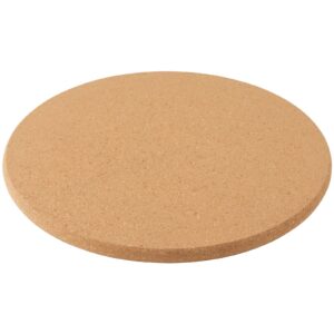 MAHIONG 12 Pack Cork Trivet Round, Thick Cork Coaster Set Kitchen Heat Hot Pads Holder Heat Resistant Corkboard Placemat for Hot Pots, Pans, Kettles, Dishes, 7.5 x 0.4 Inch