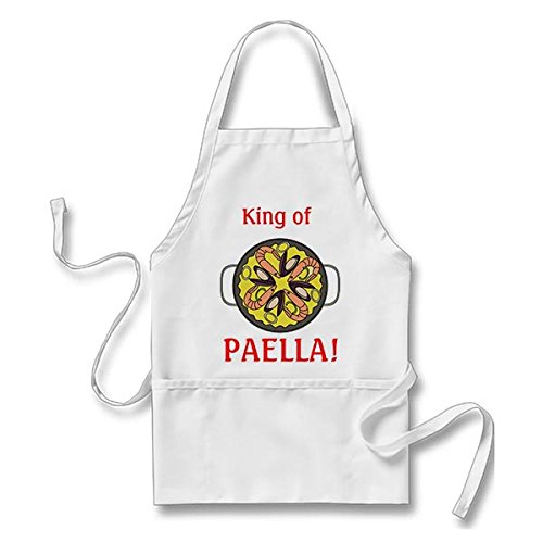 King of Paella for Men Women with Pockets