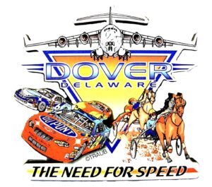 dover delaware the need for speed artwood fridge magnet