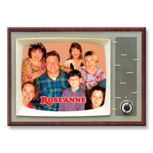 roseanne tv show retro tv design fridge magnet