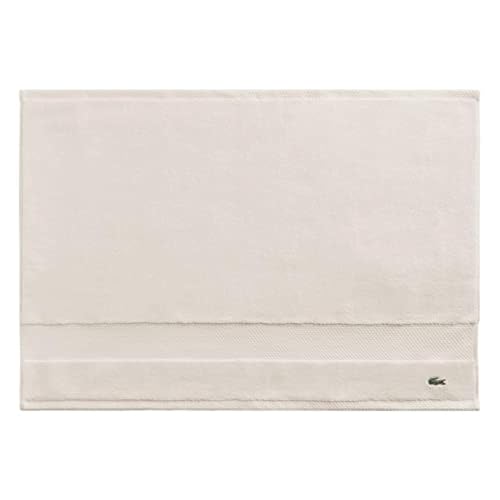 Lacoste Heritage Supima Cotton Tub Mat, Chalk, 21" x 31"