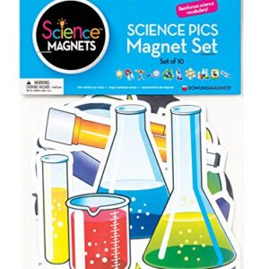 Dowling Magnets 731073 Science Pics Magnets, Set of 10, Grade: Kindergarten to 12, Flexible Magnet Material, 6"