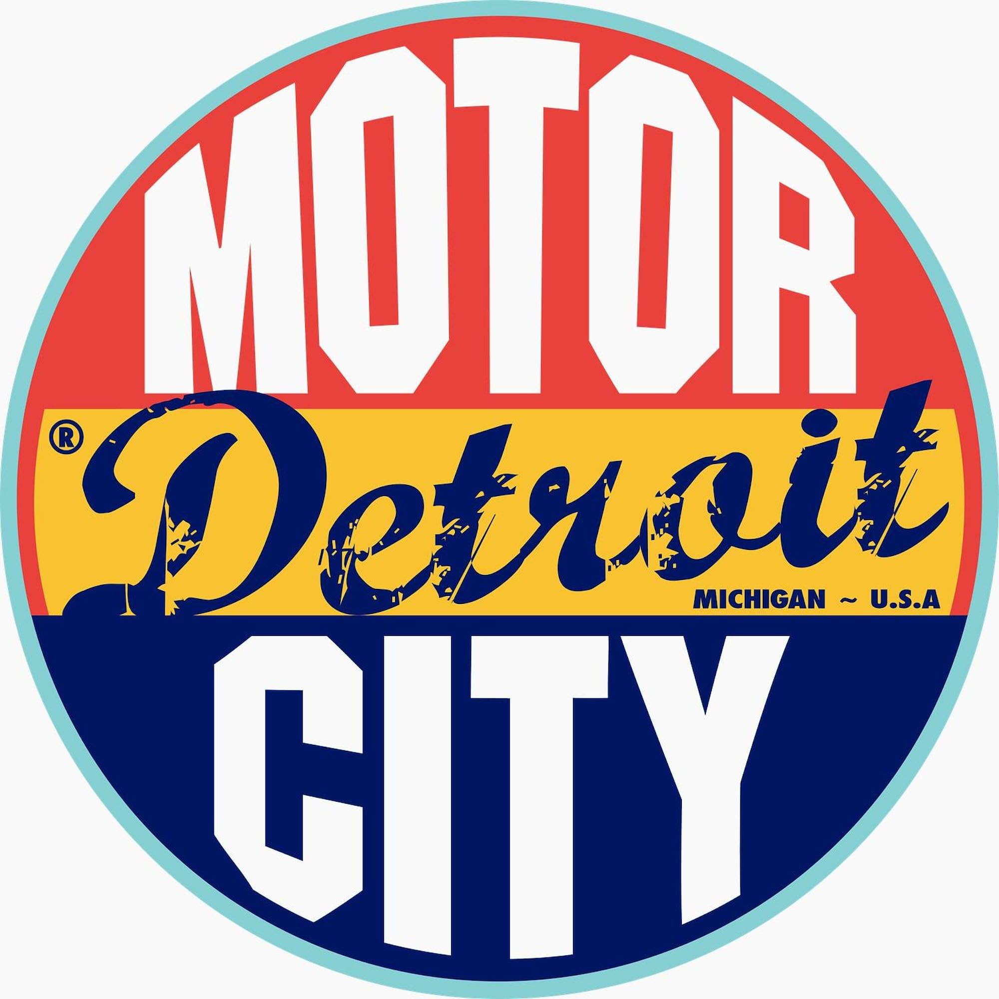 CafePress Detroit Vintage Label Magnet 2.25" Round Magnet, Refrigerator Magnet