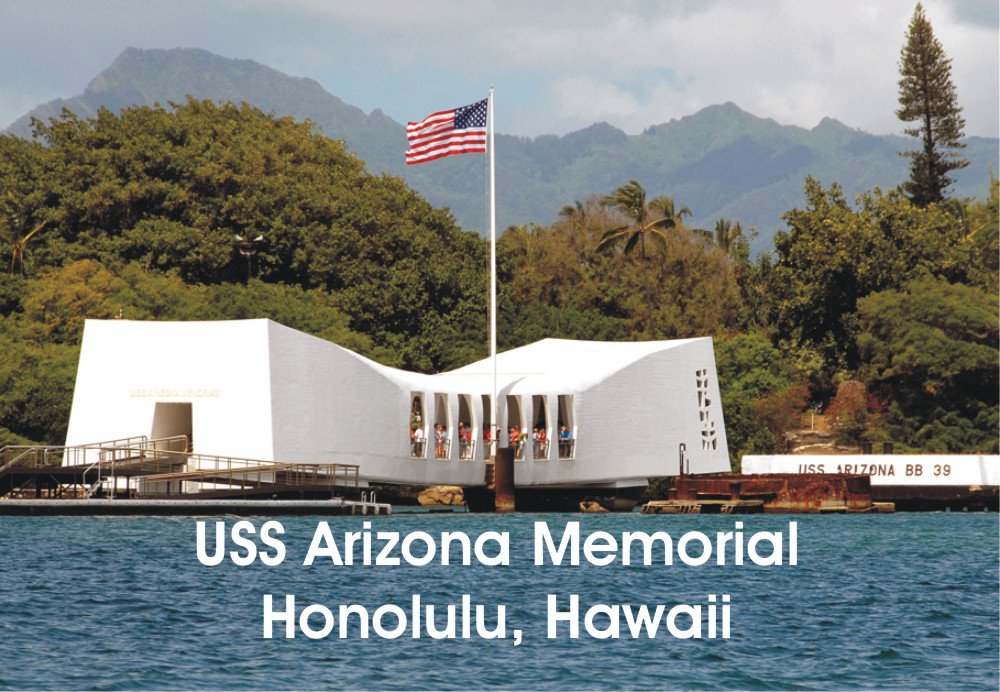 USS Arizona Memorial, Honolulu, Hawaii, Islands, HI, US Souvenir Magnet 2 x 3 Photo Fridge Magnet