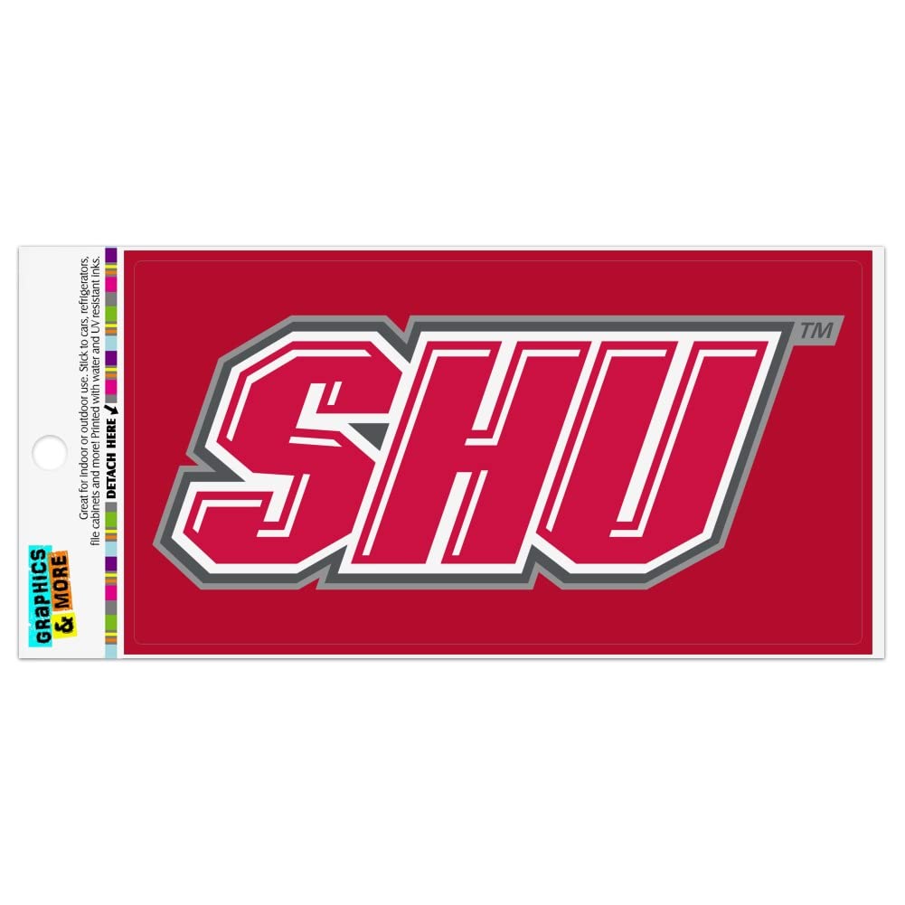 Sacred Heart University Primary Logo Automotive Car Refrigerator Locker Vinyl Magnet