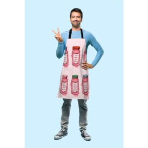 Beabes Candy Jars Quote Apron, Bitch I Am The Secret Ingredient Bib Apron,Kitchen Apron For Home Cooking Baking BBQ Chef Waitress With Adjustable Neck 27"X31"