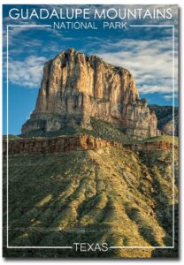 guadalupe mountains national park, texas fridge magnet size 2.5" x 3.5"