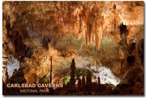 carlsbad caverns national park travel landscape refrigerator magnet size 2.5" x 3.5"