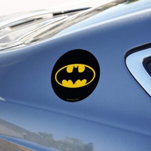 Batman Classic Bat Shield Logo Automotive Car Refrigerator Locker Vinyl Circle Magnet