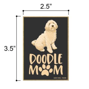 Honey Dew Gifts, Doodle Mom, 2.5 Inches by 3.5 Inches, Funny Fridge, Refrigerator Magnets, Fridge Magnets, Decorative Magnets, Funny Magnets, Fur Moms, Pet Lover, Dog Gifts, Gift for Pet Lovers