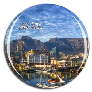 weekino south africa table mountain cape town fridge magnet 3d crystal glass tourist city travel souvenir collection gift strong refrigerator sticker