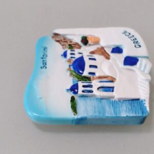 Santorini Greece 3D Fridge Magnet Tourist Souvenir Gift Home & Kitchen Decoration Magnetic Sticker Santorini Greece Refrigerator Magnet Collection