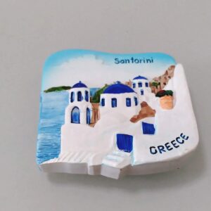 Santorini Greece 3D Fridge Magnet Tourist Souvenir Gift Home & Kitchen Decoration Magnetic Sticker Santorini Greece Refrigerator Magnet Collection
