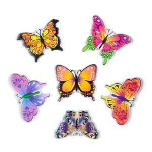 m morcart butterfly magnets for fridge refrigerator cute magnets suitable for kitchen locker office board gifts for kids girl 6 pcs