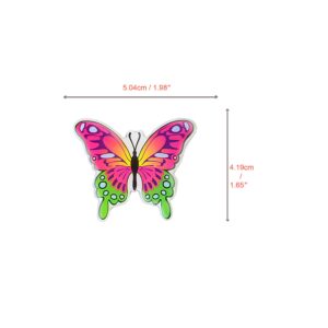 M MORCART Butterfly Magnets for Fridge Refrigerator Cute Magnets Suitable for Kitchen Locker Office Board Gifts for Kids Girl 6 pcs