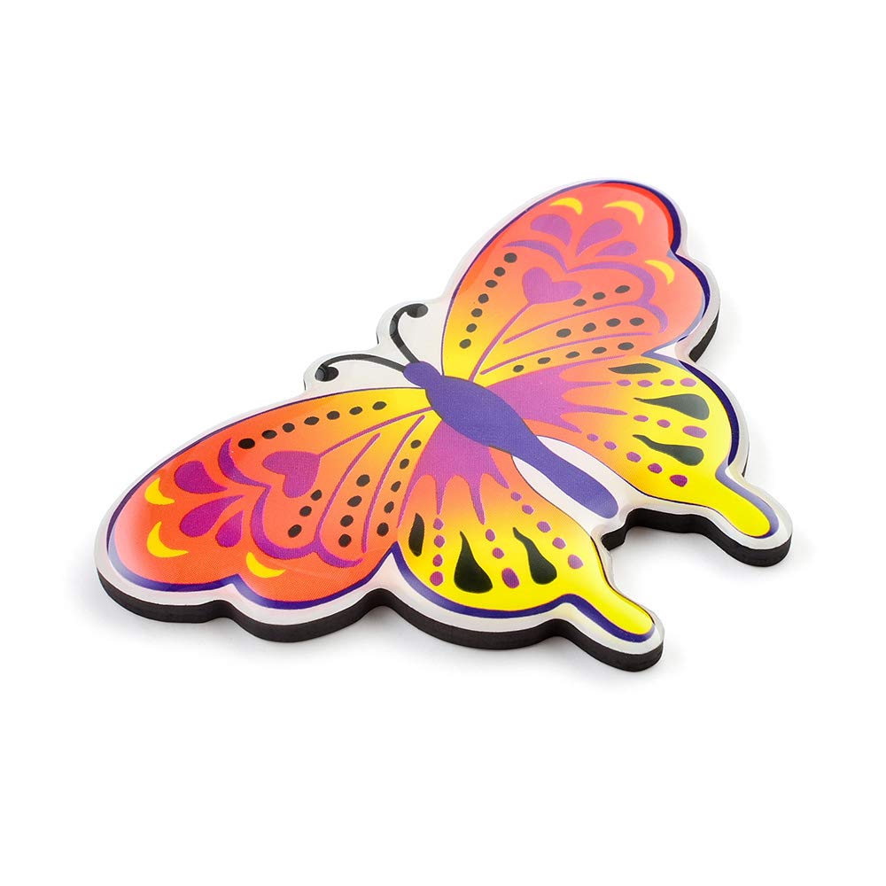 M MORCART Butterfly Magnets for Fridge Refrigerator Cute Magnets Suitable for Kitchen Locker Office Board Gifts for Kids Girl 6 pcs