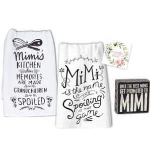 18th street gifts mimi gift set - mimi gifts for grandma - grandma gifts from grandchildren or first time grandma gifts - promoted to mimi