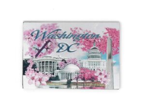 cherry blossom washington d.c. fridge magnet