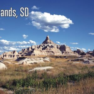 Badlands National Park, South Dakota, Pinnacles, Spires, SD, Souvenir 2 x 3 Fridge Magnet