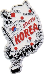 south korea - country magnet