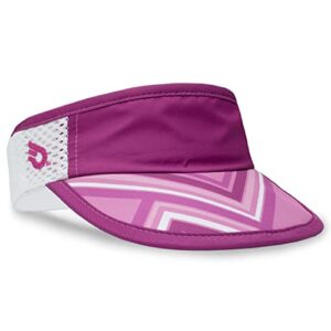 Headsweats Standard Supercrush Visor, Zig Zag Amazonian Purple, One Size