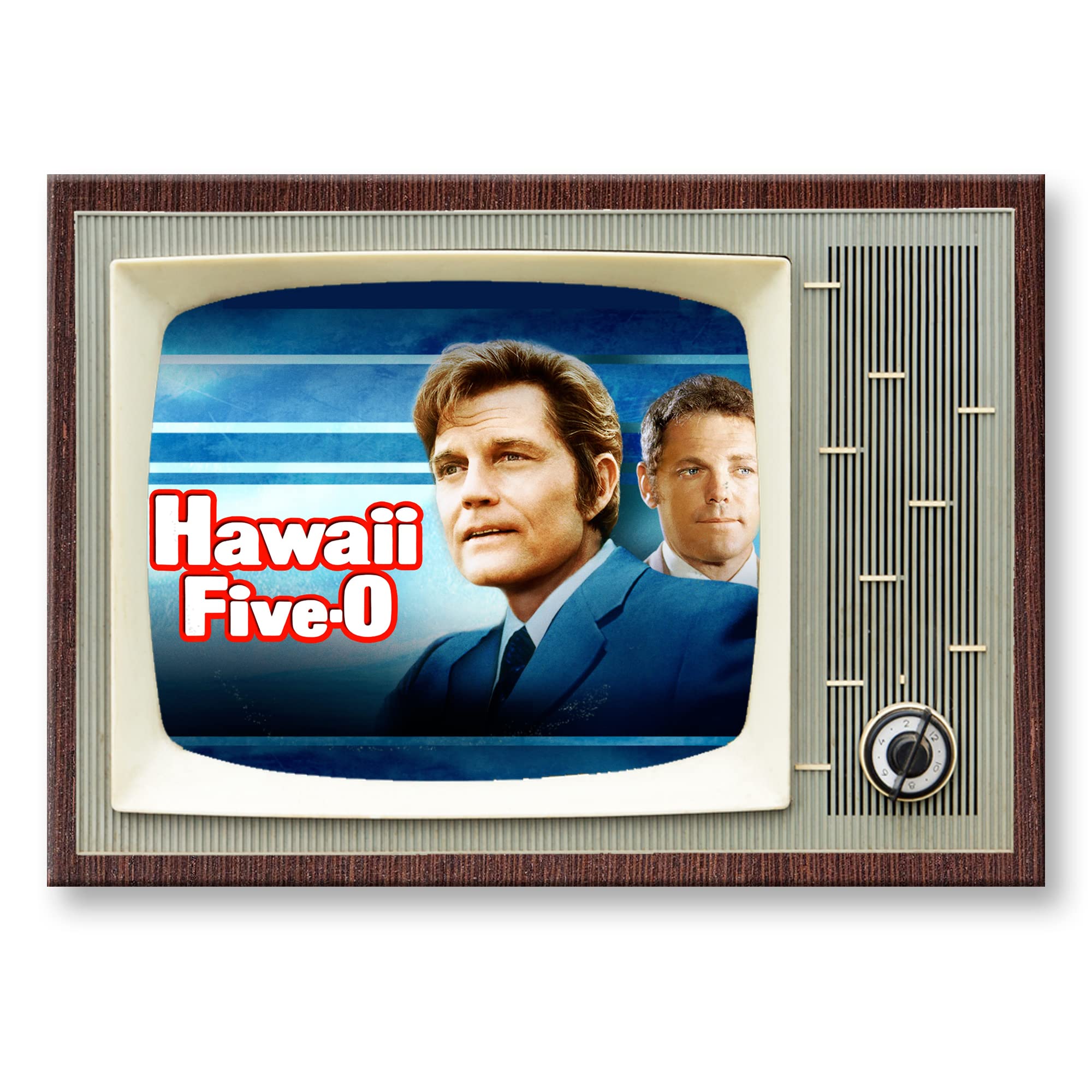 Hawaii 5-0 TV Show Retro TV Design Fridge Magnet Different