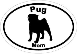 ion graphics magnet pug - pug mom vinyl magnet - pug vinyl magnet - pug gift - perfect pug mom gift - made in the usa size: 4.7 x 3.3 inch