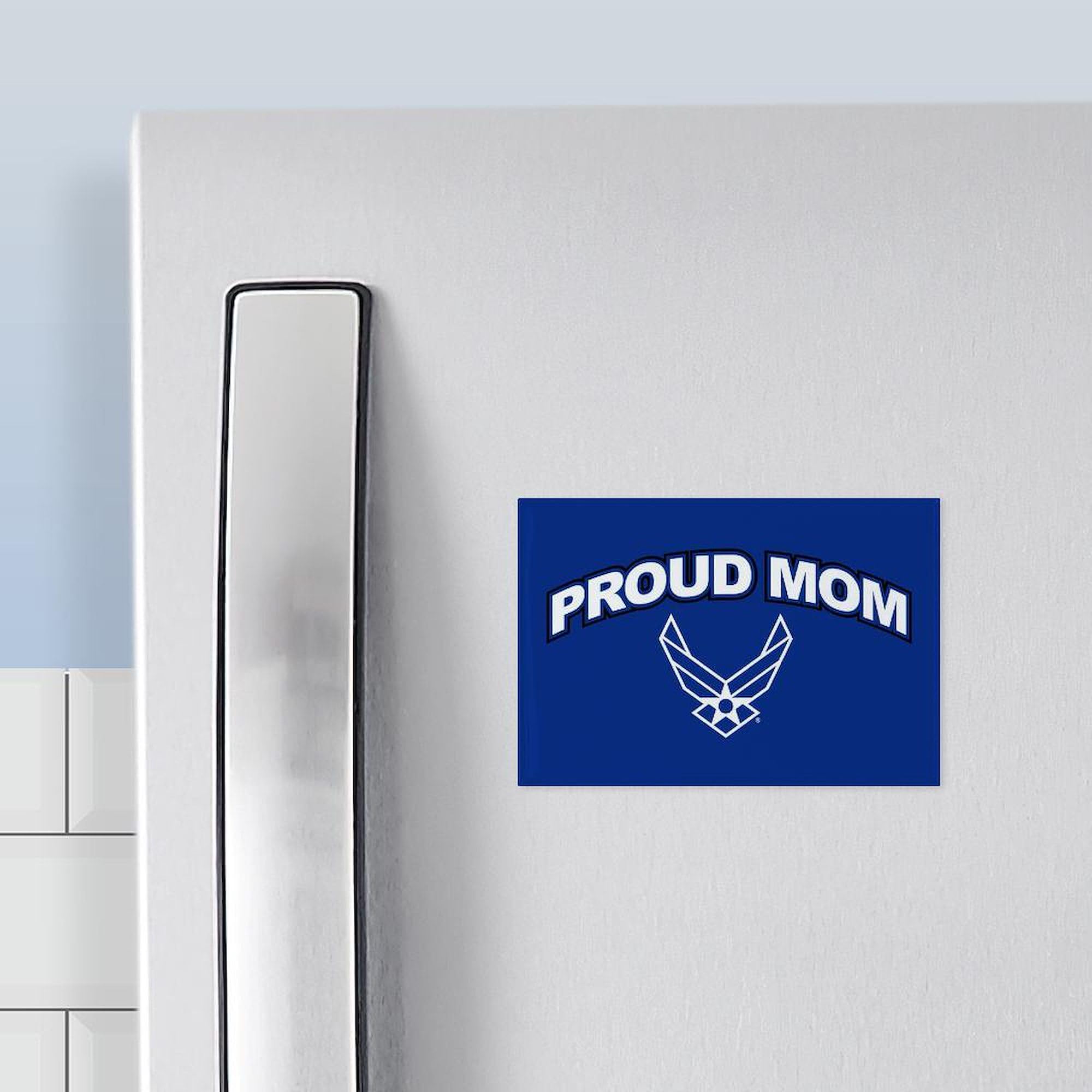 CafePress U.S. Air Force Proud Mom Rectangle Magnet, 3"x2" Refrigerator Magnet