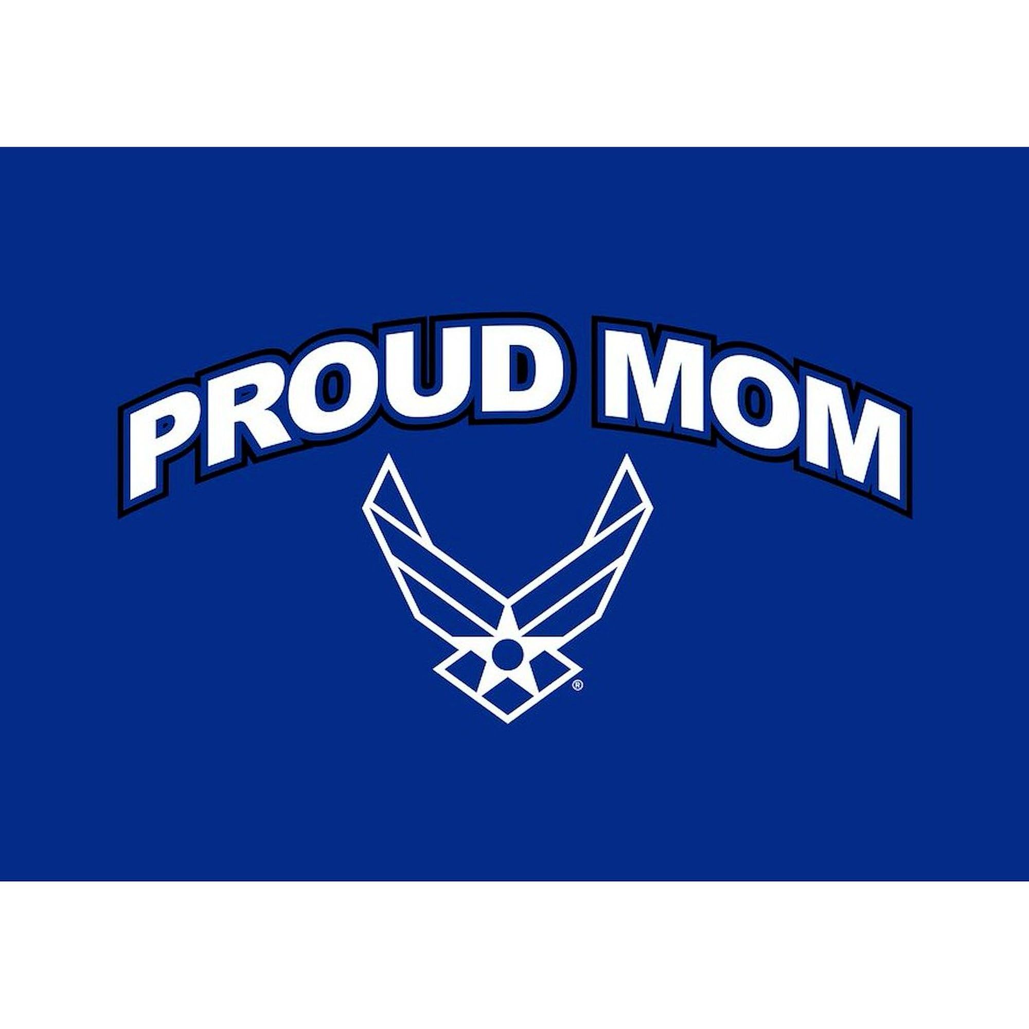 CafePress U.S. Air Force Proud Mom Rectangle Magnet, 3"x2" Refrigerator Magnet