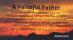 biblebanz father's day bible verse faithful father magnets for dad (10 count)