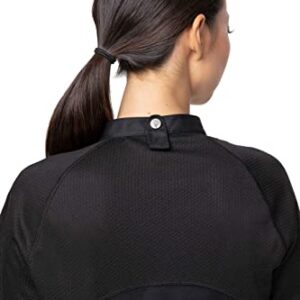 Chef Works Women's Varkala Chef Coat, Black, Large