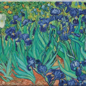 Vincent Van Gogh - Irises - 3.5” x 2.5” Magnet