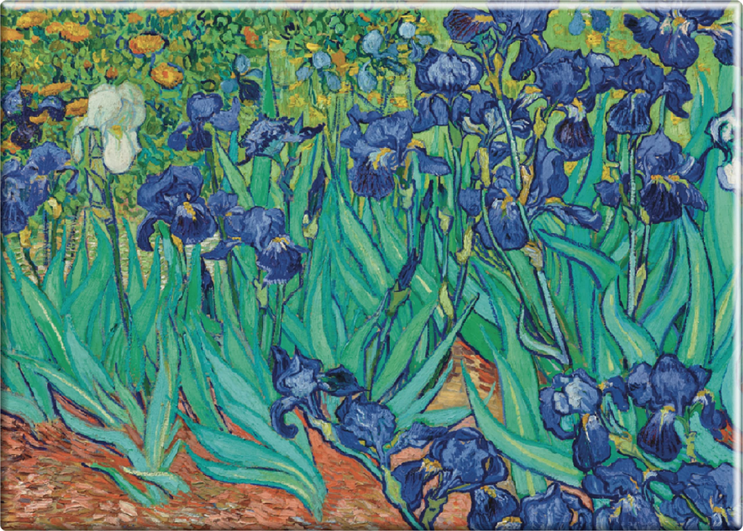 Vincent Van Gogh - Irises - 3.5” x 2.5” Magnet