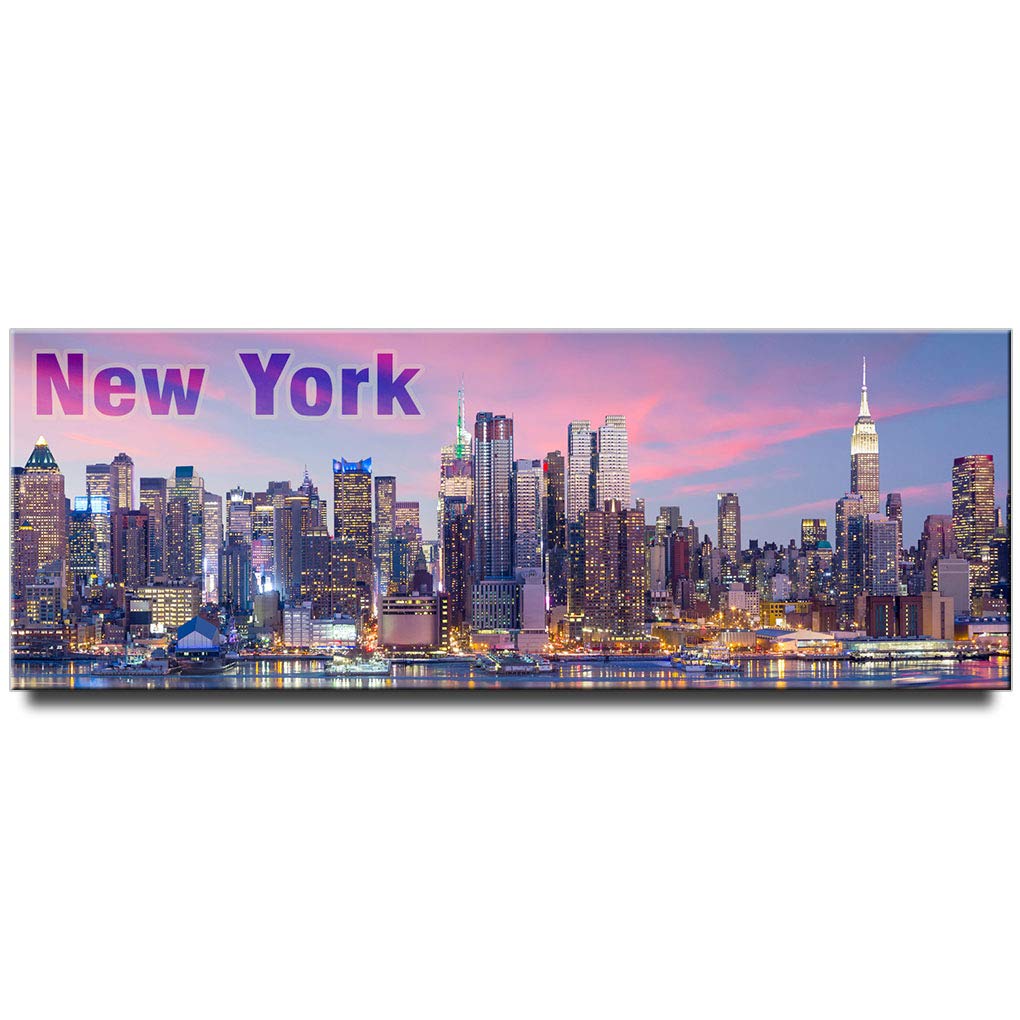 New York City Panoramic Fridge Magnet NYC Travel Souvenir