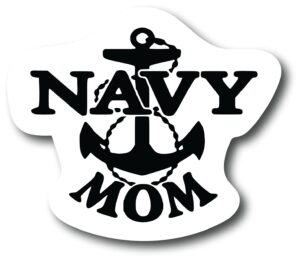 navy mom 4.5 in refrigerator dishwasher whiteboard magnet, military magnet, navy magnet us made|pmni295|