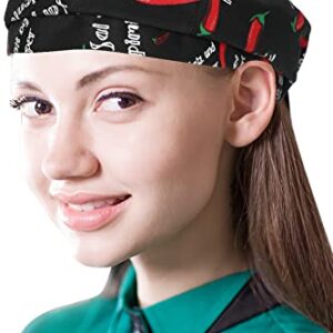 XINFU Chef Work Unisex Adult Printing Chef Hat Beret Party Accessory