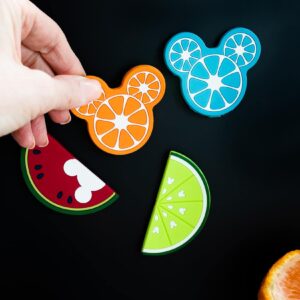 Disney Mickey Mouse Fruit Magnets | Set of 4