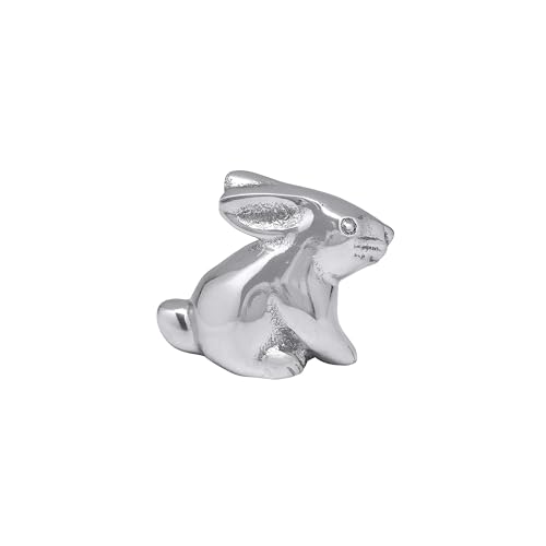 Mariposa Bunny Napkin Weight, One Size, Silver