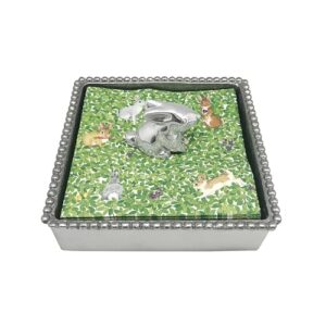Mariposa Bunny Napkin Weight, One Size, Silver