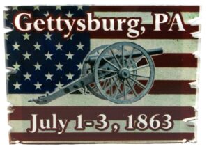 gettysburg pa july 1-3 1863 acrylic fridge magnet