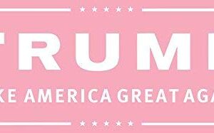 MAGNET Preppy Pink Trump Make America Great Magnetic Car Sticker Decal Refrigerator Metal Magnet Vinyl 5"