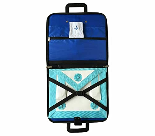 Masonic MM/WM and Provincial Full Dress Apron Past Master Cases Blue free size