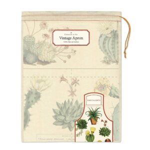 Succulents Vintage Apron