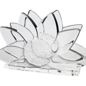 KLIFA- SUNFLOWER Acrylic Napkin Holder, Freestanding Tissue Dispenser, Countertop, Clear